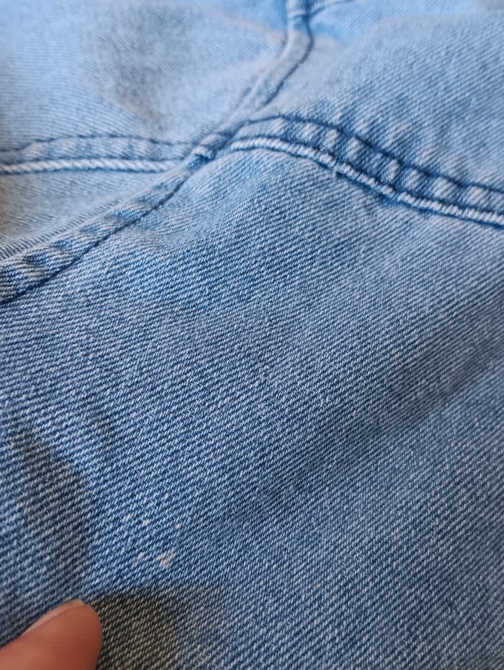 Ashley Vintage Charm Lined Cropped Denim Jacket, Full Zip Womens XL Extra Large - Picture 7 of 10